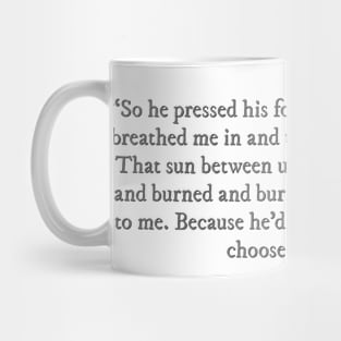 Wolfsong book quote Mug